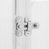 ezüstszínű alumínium melegház alapvázzal 334x169x202 cm