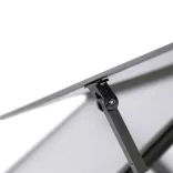 antracitszürke alumínium melegház alapvázzal 334x169x202 cm