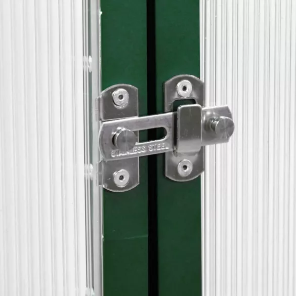 zöld alumínium melegház alapvázzal 445x169x195 cm