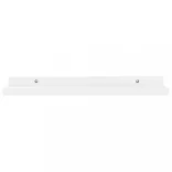 2 db magasfényű fehér fali polc 40 x 9 x 3 cm