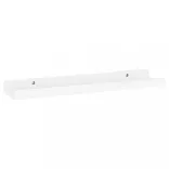 2 db magasfényű fehér fali polc 40 x 9 x 3 cm