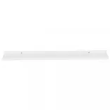 2 db magasfényű fehér fali polc 100 x 9 x 3 cm