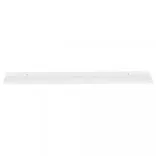 2 db magasfényű fehér fali polc 115 x 9 x 3 cm