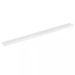 2 db magasfényű fehér fali polc 115 x 9 x 3 cm