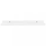 4 db magasfényű fehér fali polc 40 x 9 x 3 cm