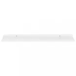 4 db magasfényű fehér fali polc 80 x 9 x 3 cm