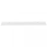 4 db magasfényű fehér fali polc 100 x 9 x 3 cm