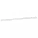 4 db magasfényű fehér fali polc 115 x 9 x 3 cm