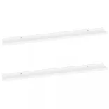 2 db fehér fali polc 100 x 9 x 3 cm