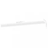 2 db fehér fali polc 115 x 9 x 3 cm