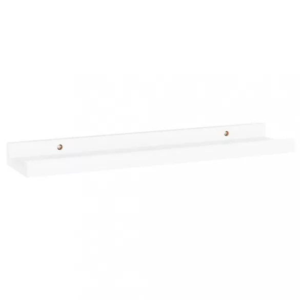 4 db fehér fali polc 40 x 9 x 3 cm