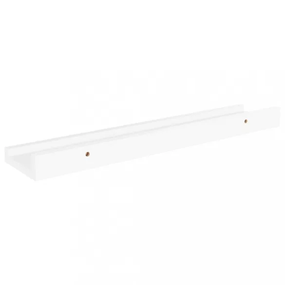 4 db fehér fali polc 40 x 9 x 3 cm