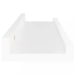 4 db fehér fali polc 40 x 9 x 3 cm