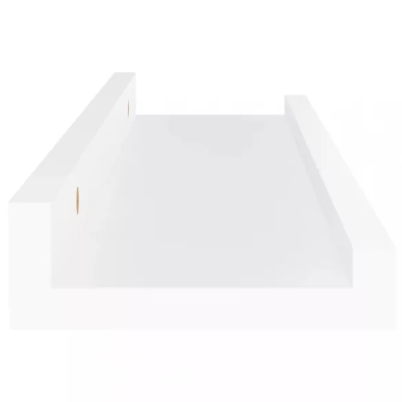 4 db fehér fali polc 40 x 9 x 3 cm