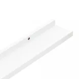 4 db fehér fali polc 40 x 9 x 3 cm