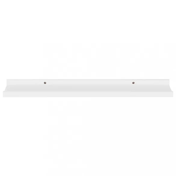 4 db fehér fali polc 60 x 9 x 3 cm