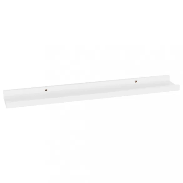 4 db fehér fali polc 60 x 9 x 3 cm