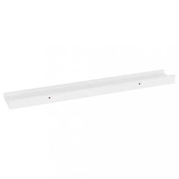 4 db fehér fali polc 60 x 9 x 3 cm