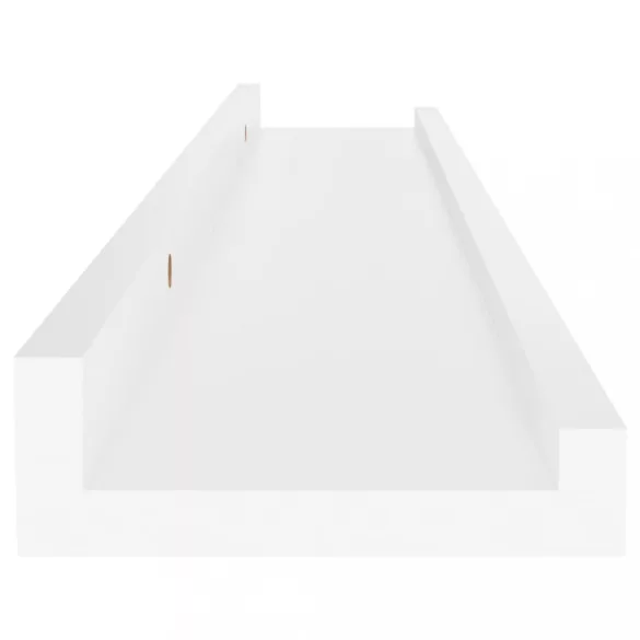 4 db fehér fali polc 60 x 9 x 3 cm