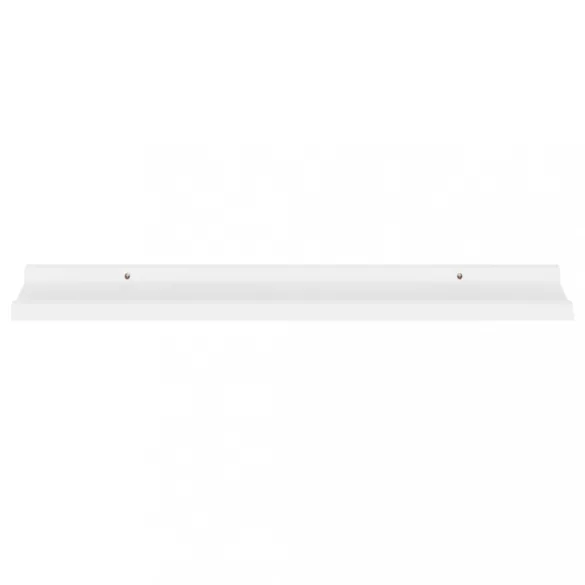 4 db fehér fali polc 80 x 9 x 3 cm