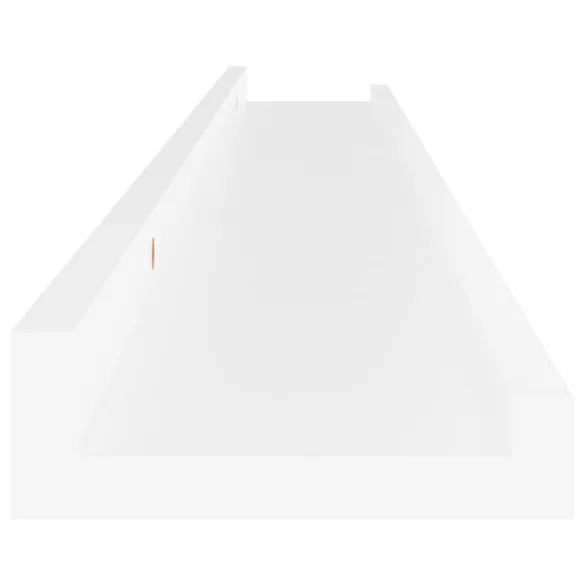 4 db fehér fali polc 80 x 9 x 3 cm