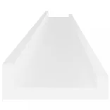 4 db fehér fali polc 100 x 9 x 3 cm