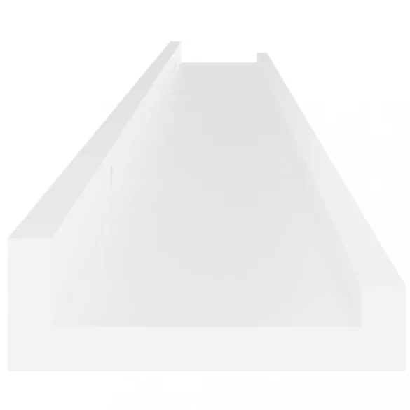 4 db fehér fali polc 100 x 9 x 3 cm