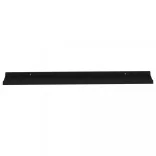 2 db fekete fali polc 100 x 9 x 3 cm