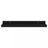 4 db fekete fali polc 40 x 9 x 3 cm