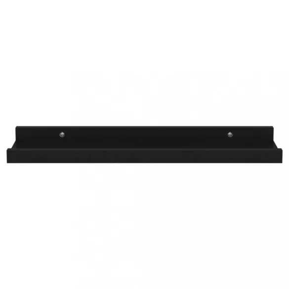 4 db fekete fali polc 40 x 9 x 3 cm