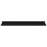 4 db fekete fali polc 80 x 9 x 3 cm