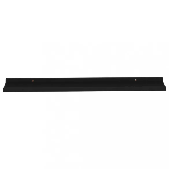 4 db fekete fali polc 100 x 9 x 3 cm