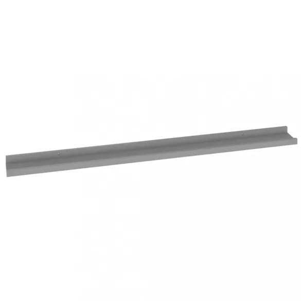 2 db szürke fali polc 100 x 9 x 3 cm