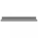4 db szürke fali polc 40 x 9 x 3 cm
