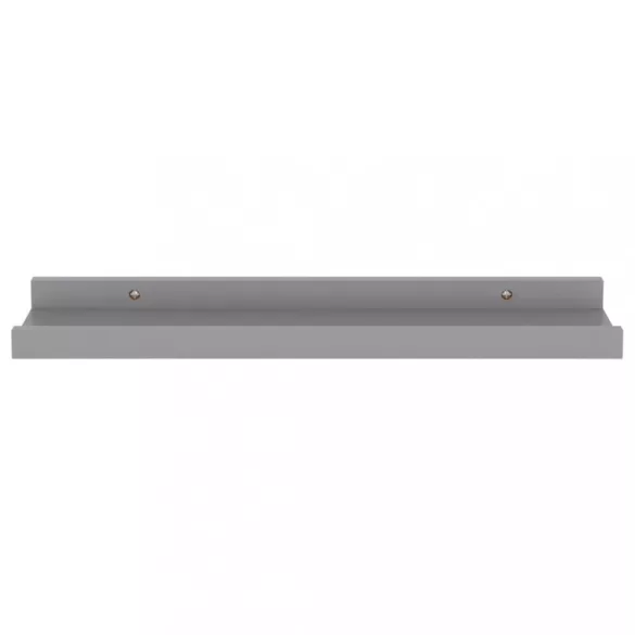 4 db szürke fali polc 40 x 9 x 3 cm