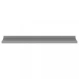 4 db szürke fali polc 80 x 9 x 3 cm