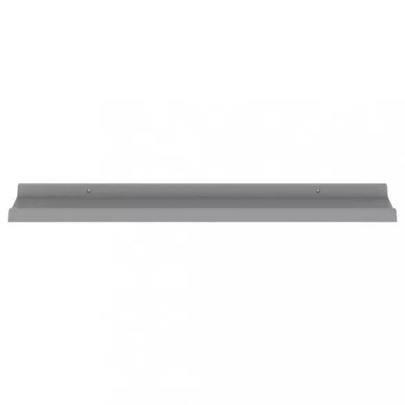 4 db szürke fali polc 80 x 9 x 3 cm