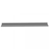 4 db szürke fali polc 100 x 9 x 3 cm