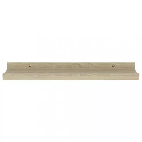 2 db sonoma tölgyfa fali polc 40 x 9 x 3 cm