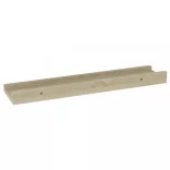 2 db sonoma tölgyfa fali polc 40 x 9 x 3 cm