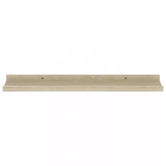 2 db sonoma tölgyfa fali polc 60 x 9 x 3 cm