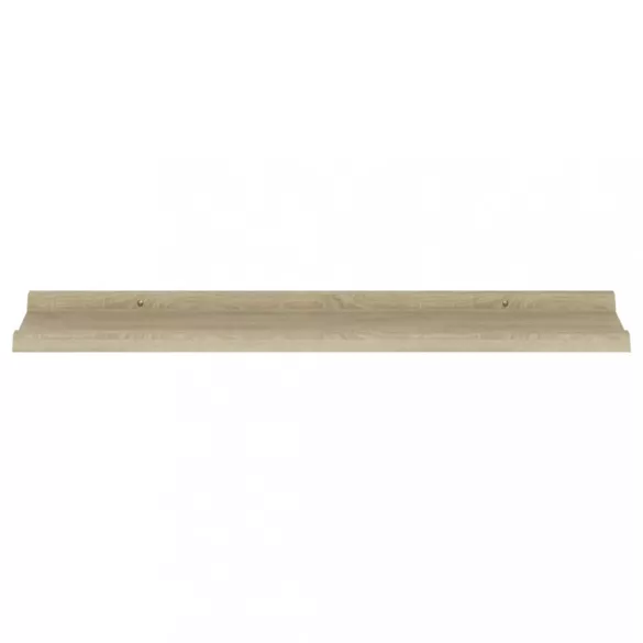 2 db sonoma tölgyfa fali polc 80 x 9 x 3 cm