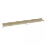 2 db sonoma tölgyfa fali polc 80 x 9 x 3 cm