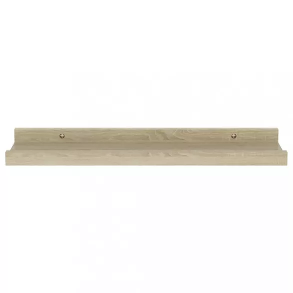 4 db sonoma tölgy színű fali polc 40 x 9 x 3 cm