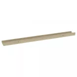 4 db sonoma tölgy színű fali polc 80 x 9 x 3 cm