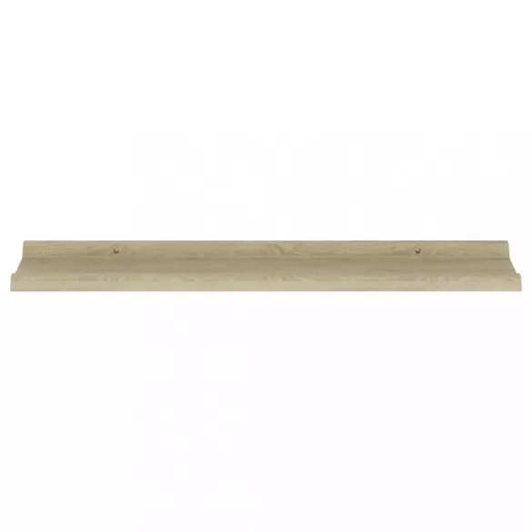4 db sonoma tölgy színű fali polc 80 x 9 x 3 cm