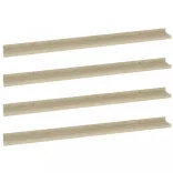 4 db sonoma tölgy színű fali polc 100 x 9 x 3 cm