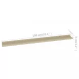 4 db sonoma tölgy színű fali polc 100 x 9 x 3 cm