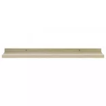 2 db fehér és sonoma tölgy színű fali polc 60 x 9 x 3 cm