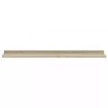 2 db fehér és sonoma tölgy színű fali polc 80 x 9 x 3 cm